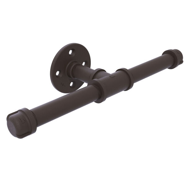 Pipeline Oil Rubbed Bronze Four-Inch Double Roll Toilet Paper Holder, image 1