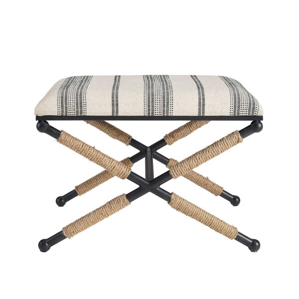 Oliver Black, Natural and Beige Thomas Ottoman, image 4