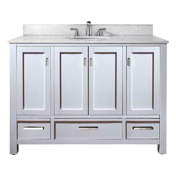 Modero 48-Inch Vanity Only in White Finish, image 1