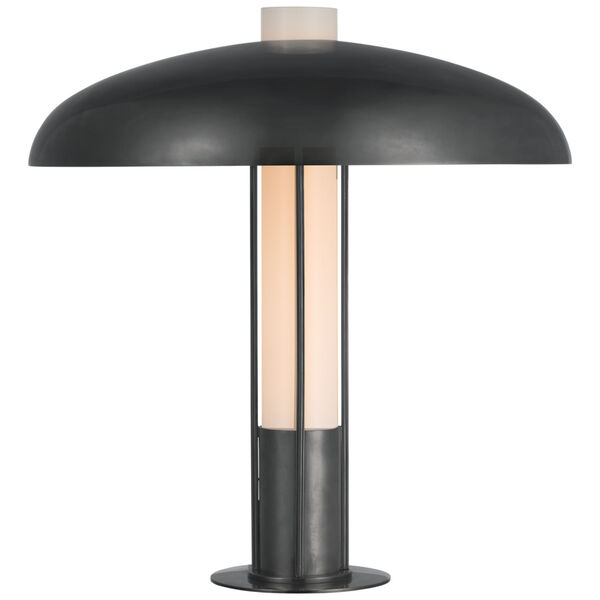 Troye Medium Table Lamp in Bronze with Bronze Shade by Kelly Wearstler, image 1