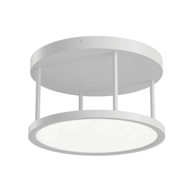 Lavi White LED Semi-Flush Mount, image 1