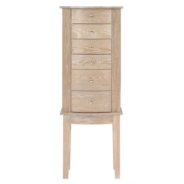 Eliel Natural Jewelry Armoire, image 2