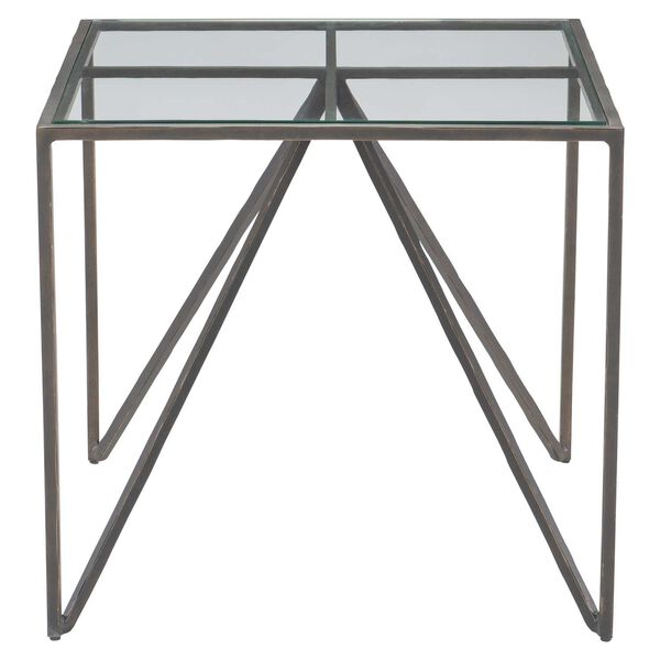 Fulton Aged Bronze Side Table, image 1