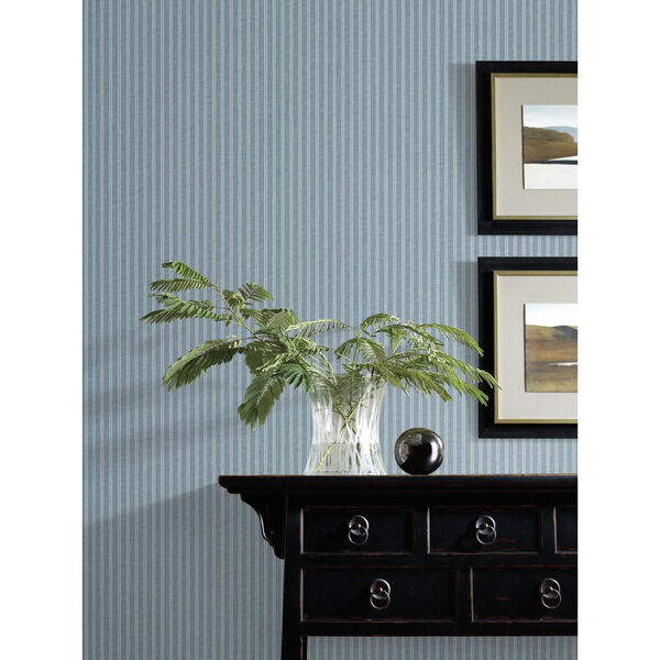 Stripes Resource Library Blue New Ticking Stripe Wallpaper, image 3