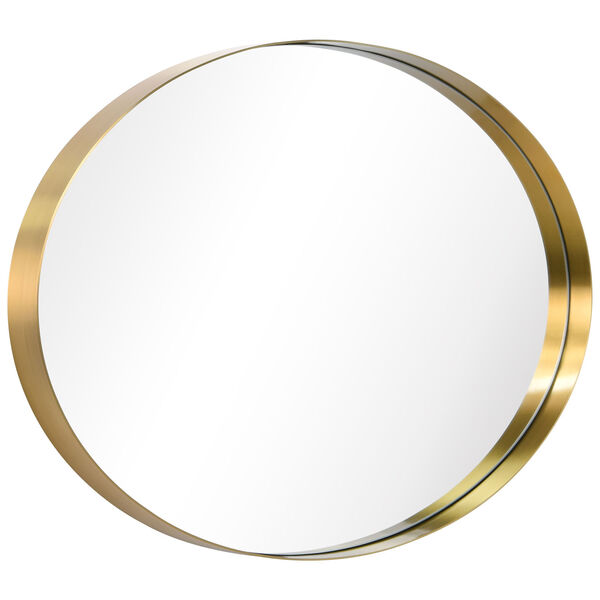 Gold 24 x 36-Inch Oval Wall Mirror, image 4