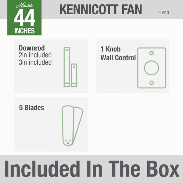 Kennicott  44-Inch Outdoor Ceiling Fan, image 9