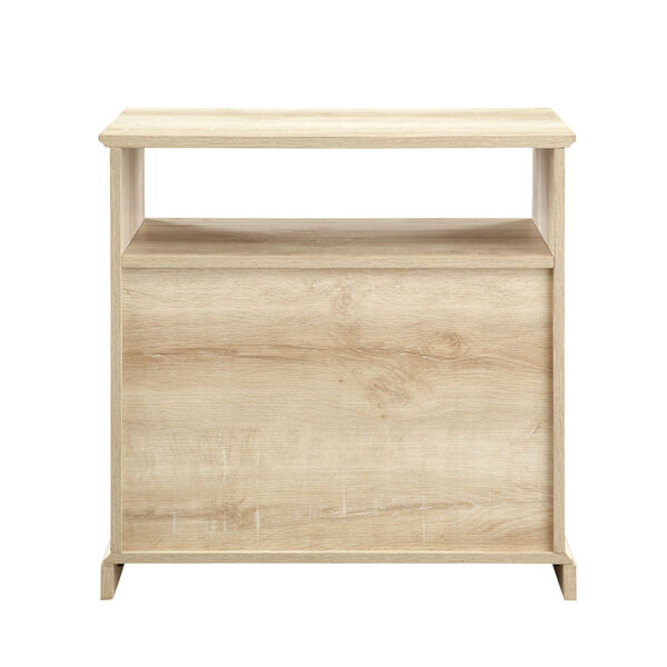 Clyde White Oak Nightstand with Two Drawers, image 6