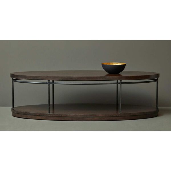 Pulaski Accents Brown Dark Wood Industrial Cocktail Table, image 3