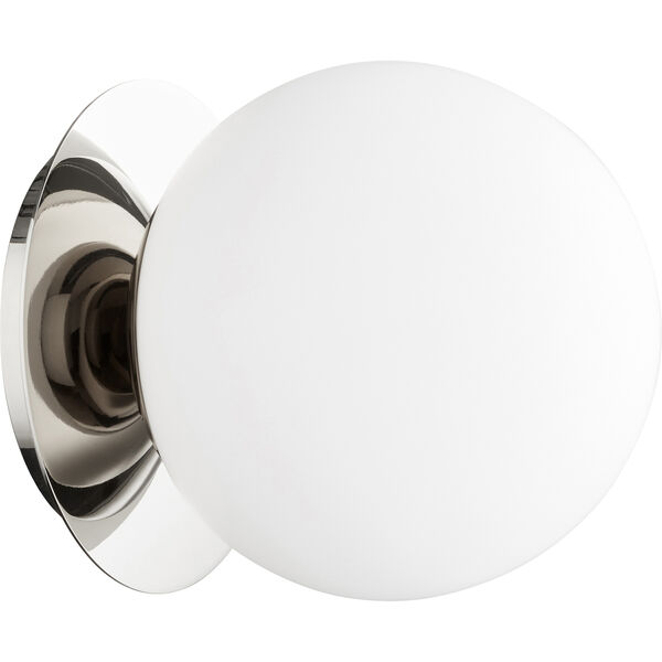 Polished Nickel One-Light 6-Inch Ceiling Mount, image 1