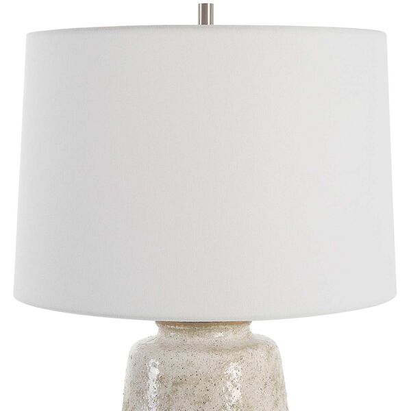 Medan Dove Gray Natural Brushed Nickel One-Light Table Lamp, image 5
