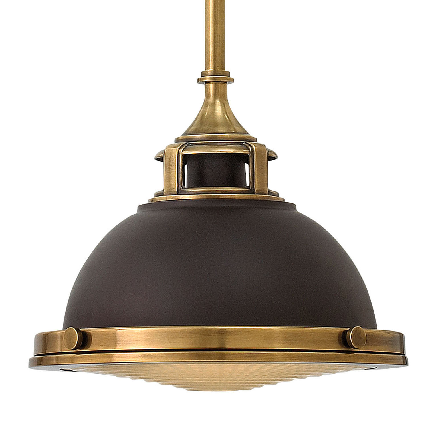 Hinkley Lighting 3123 Bronze 1-Light Pendant From The Amelia Collection 