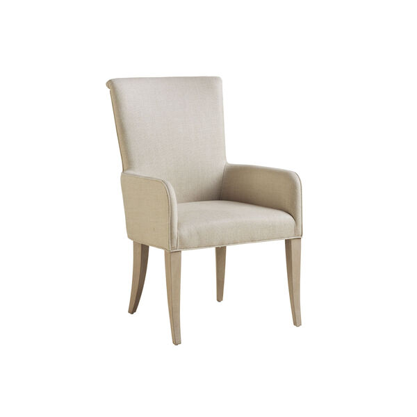 Malibu Warm Taupe Serra Upholstered Arm Chair, image 1