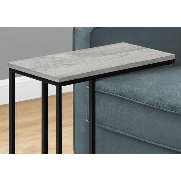 Grey and Black End Table, image 3