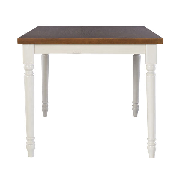 Mason White and Brown Dining Table, image 3