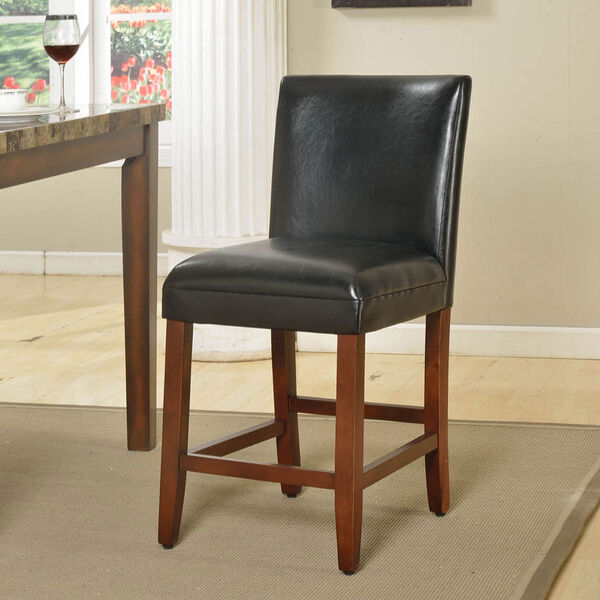 24-inch Faux Leather Barstool, image 2