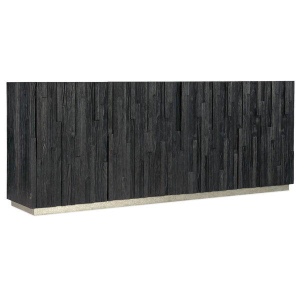 Chapman Charred Black and Pewter Shou Sugi Ban Entertainment Console, image 1