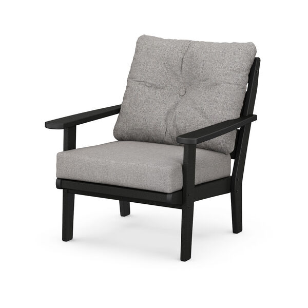 Lakeside Black and Grey Mist Deep Seating Chair, image 1