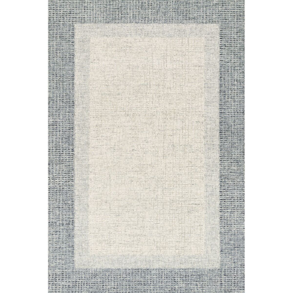 Rosina Gray and Blue 2 Ft. 6 In. x 7 Ft. 6 In. Hand Tufted Rug, image 1
