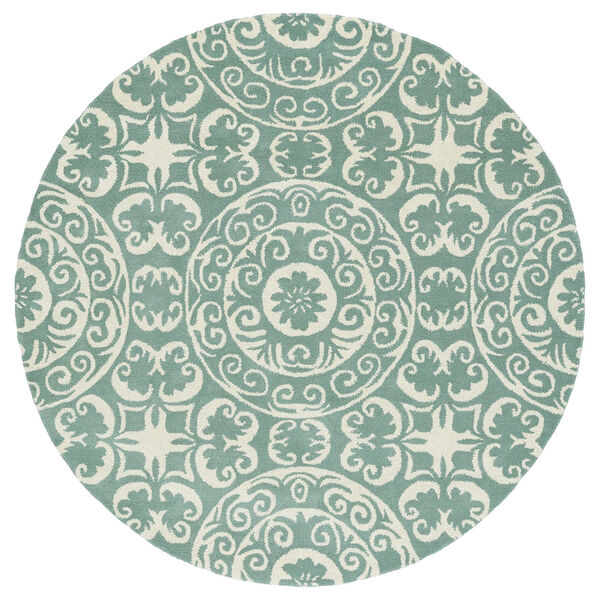 Evolution Mint Hand Tufted 9Ft. 9In Round Rug, image 5