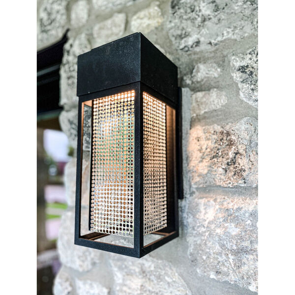 Townhouse Galaxy Black LED One-Light Seven-Inch Outdoor Wall Mount, image 12