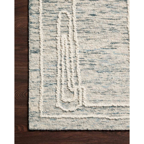 Justina Blakeney Leela Sky and White Rectangle: 2 Ft. 3 In. x 3 Ft. 9 In. Rug, image 3