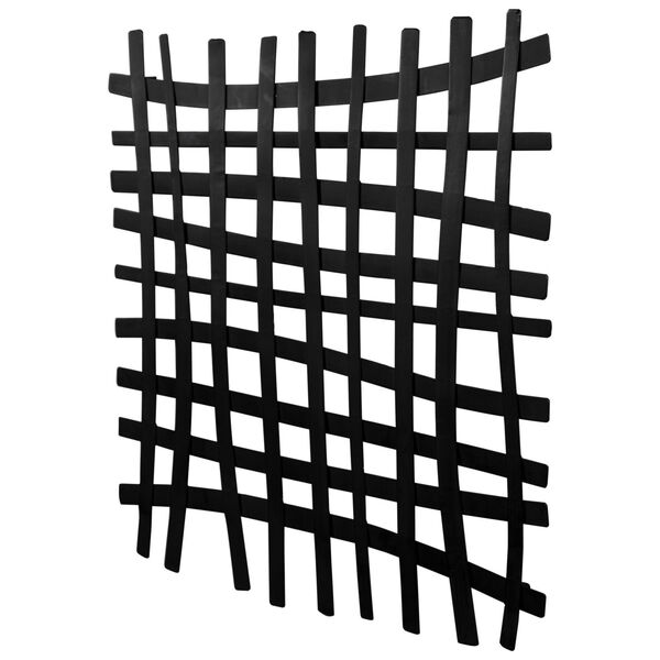 Gridlines Matte Black Wall Decor, image 3