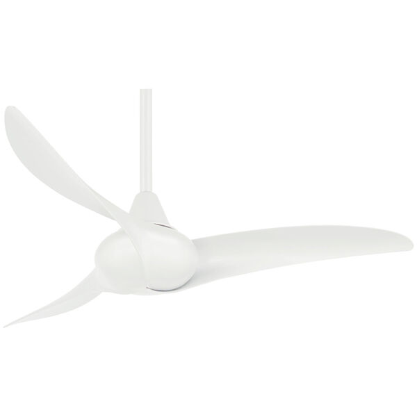 Wave White 44-Inch Ceiling Fan, image 1