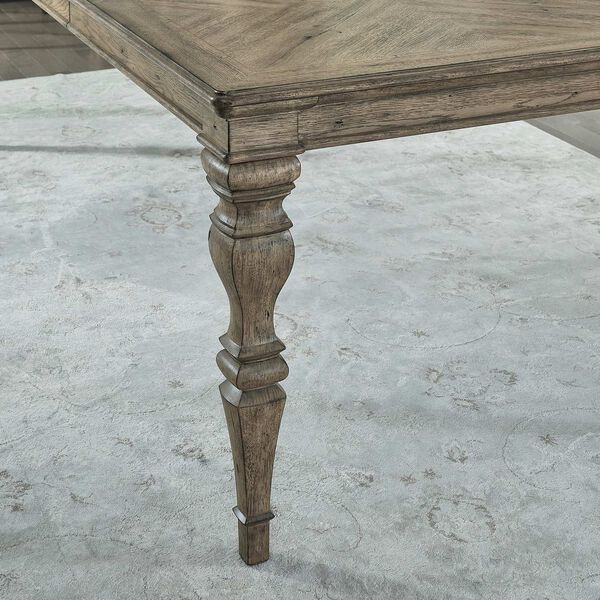 Garrison Cove Natural Carved-Leg Dining Table, image 4