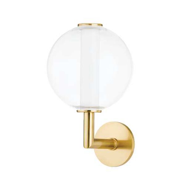 Richford Aged Brass LED Wall Sconce, image 1