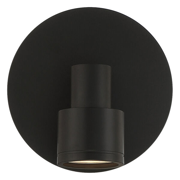 Lincoln Black Outdoor One-Light LED Adjustable Flush Mount, image 5