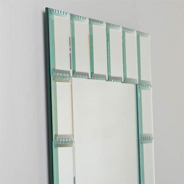 Montreal Modern Rectangular Beveled Bathroom Mirror, image 5