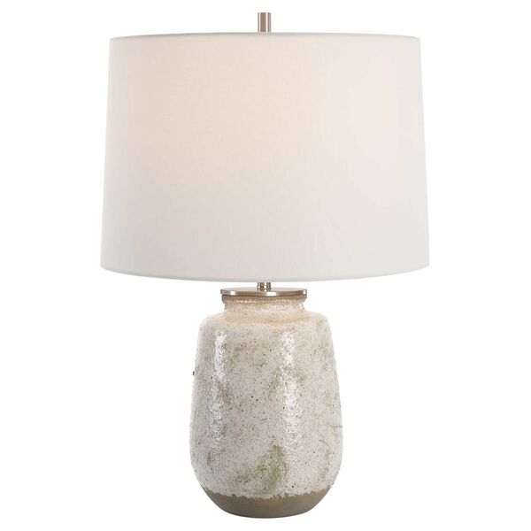 Medan Dove Gray Natural Brushed Nickel One-Light Table Lamp, image 2