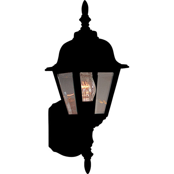 Builder Cast Black One-Light Outdoor Six-Inch Wall Sconce, image 1