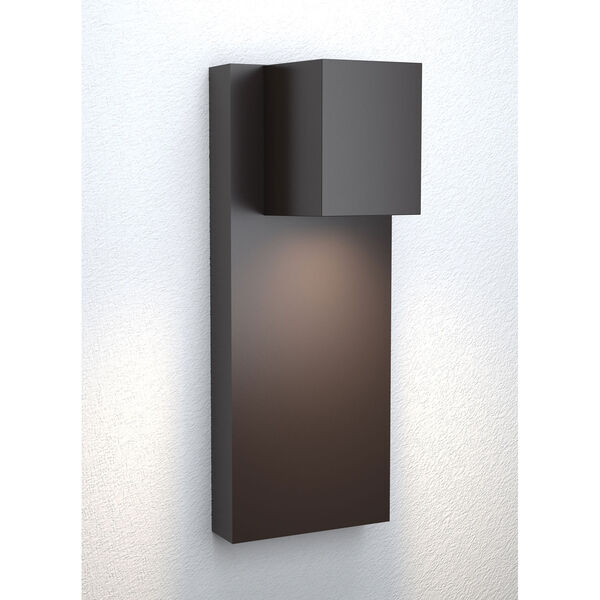 Quadrate Graphite 5-Inch LED Outdoor Wall Sconce, image 4