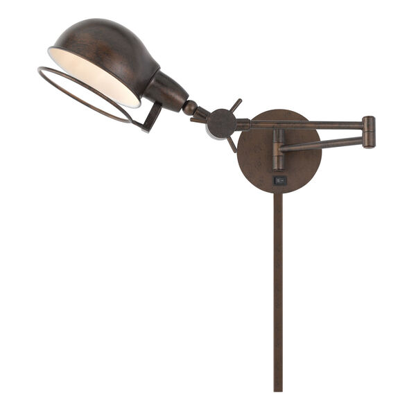 Linthal Rust One-Light Swing Arm Wall lamp, image 3