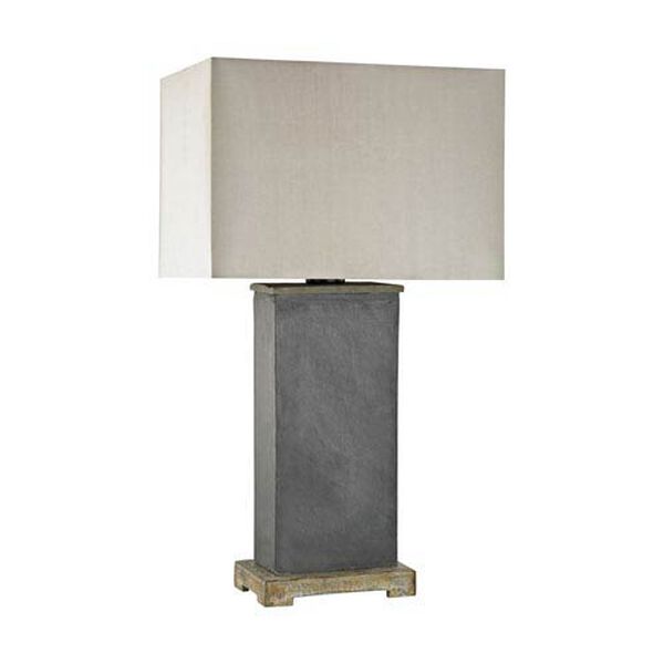 Elliot Bay Grey Slate One-Light 28-Inch Outdoor Table Lamp, image 1