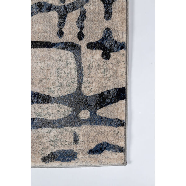 Logan Abstract Gray Rectangular: 3 Ft. 11 In. x 5 Ft. 7 In. Rug, image 2