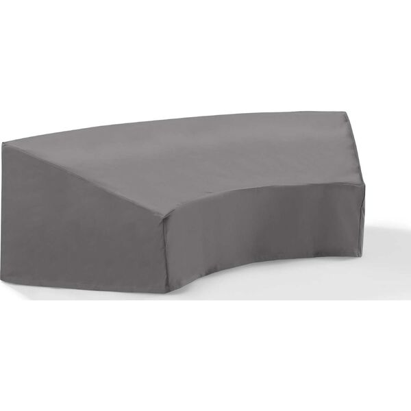 Gray Catalina Round Sectional Furniture Cover, image 4