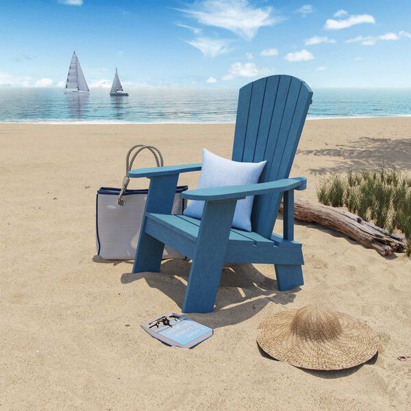 Capterra Casual Pacific Blue Adirondack Chair, image 10
