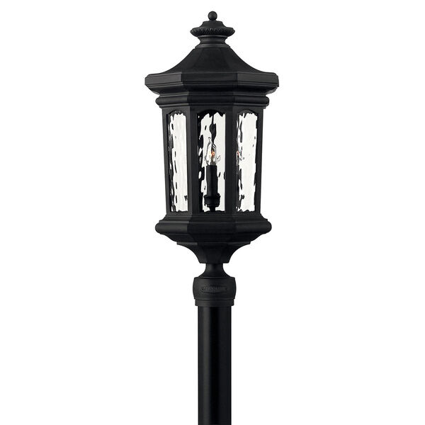 Raley Museum Black Four-Light LED Outdoor Post Mount, image 1