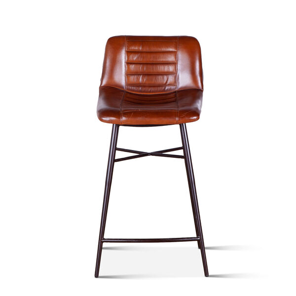 Hudson Brown Low Back Counter Chair, image 1