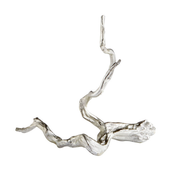 Silver Leaf Drifting Silver Sculpture -H, image 1