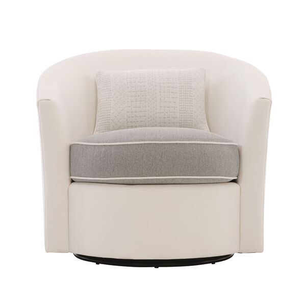 Exteriors Ivory Aventura Swivel Chair, image 1
