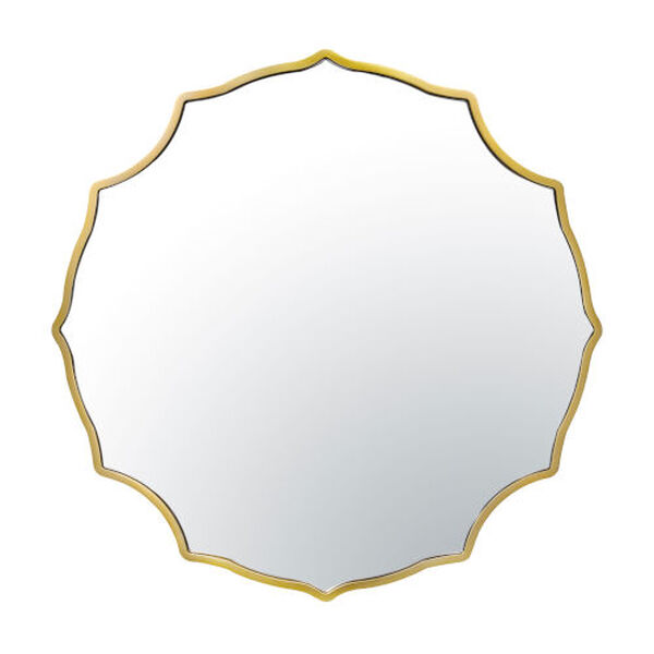 Not Baroque - en Gold 40-Inch Wall Mirror, image 1