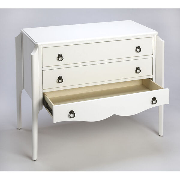 Wilshire Glossy White Accent Chest, image 2