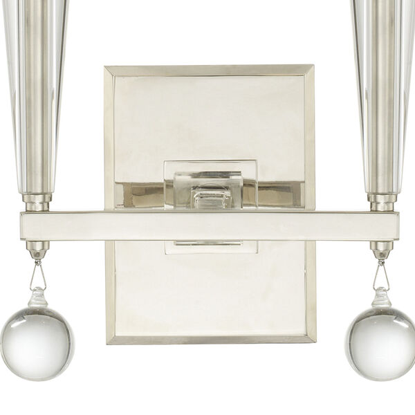 Paxton Polished Nickel Two-Light Sconce, image 4