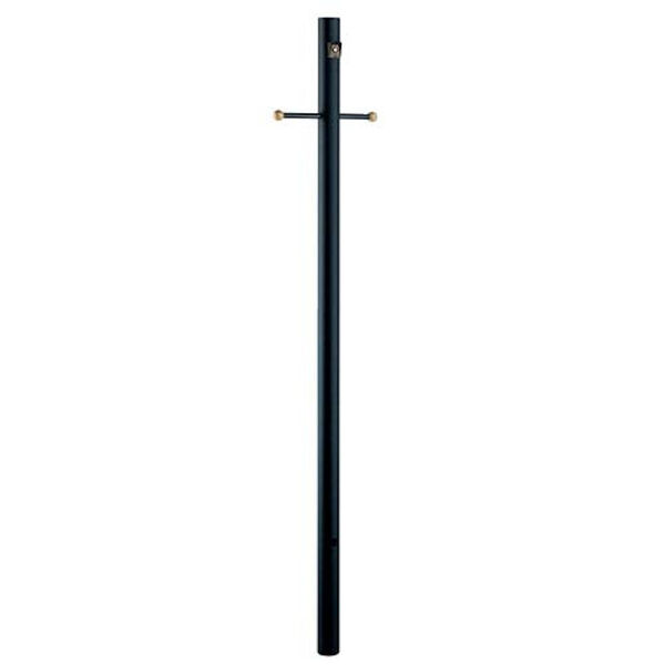 Matte Black Direct Burial Post with Photocell, image 1