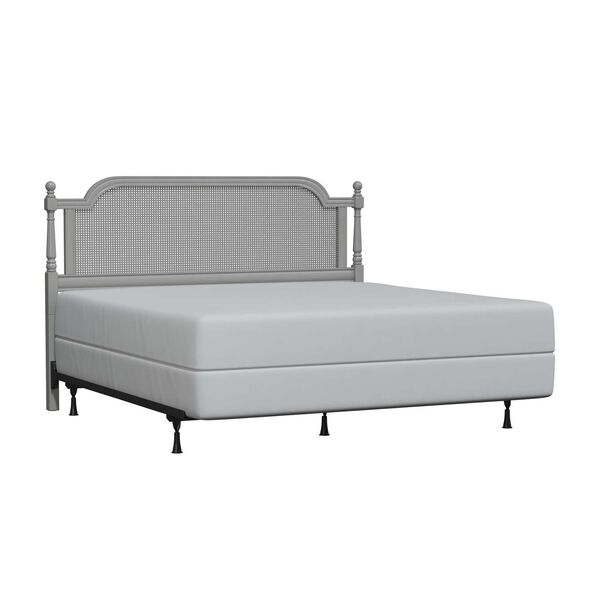 Melanie French Gray King Headboard with Frame, image 1