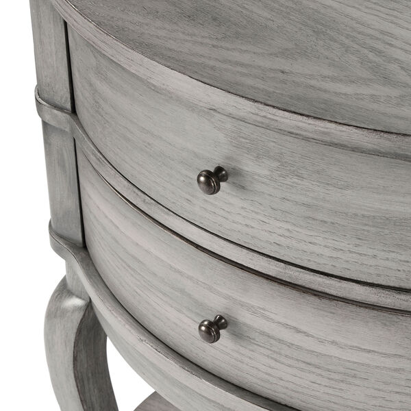 Jarvis Gray Oval Side Table, image 3
