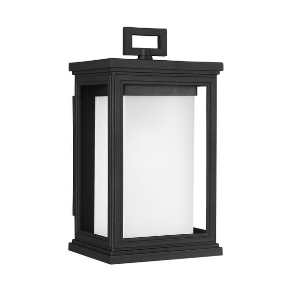 Roscoe 12-Inch Textured Black One-Light Outdoor Wall Sconce, image 1